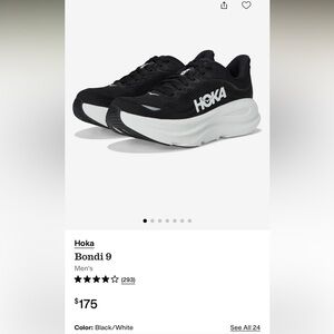 Hoka  BONDI 9 sz 9.5 m / 11 w new in box !!